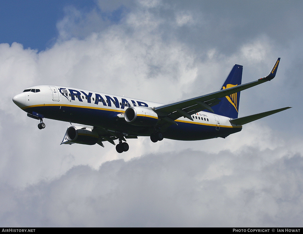 Aircraft Photo of EI-DPC | Boeing 737-8AS | Ryanair | AirHistory.net #143802