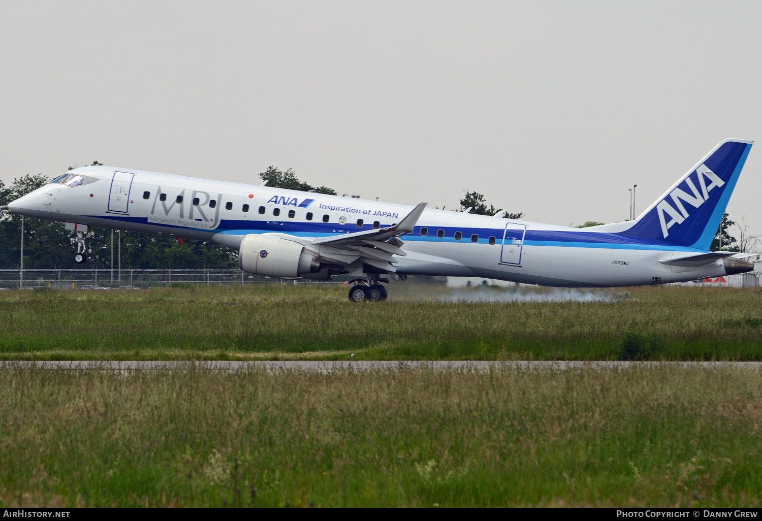 Aircraft Photo of JA23MJ | Mitsubishi MRJ-90STD | All Nippon Airways - ANA | AirHistory.net #143805