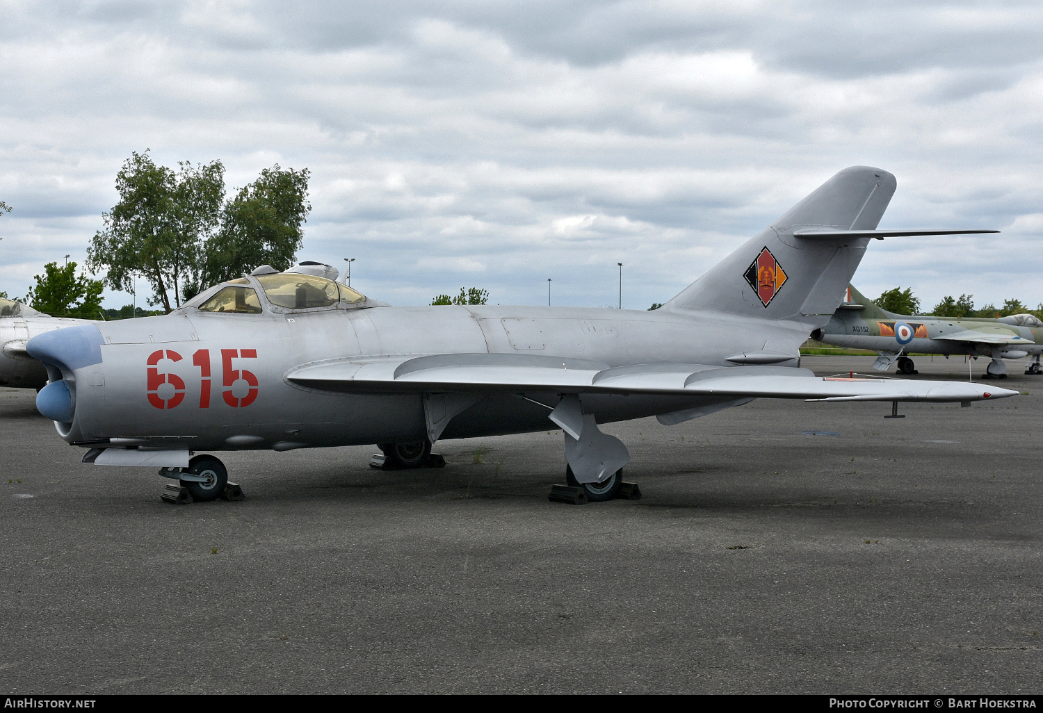 Aircraft Photo of 615 | PZL-Mielec Lim-5P (MiG-17PF) | East Germany - Air Force | AirHistory.net #143823
