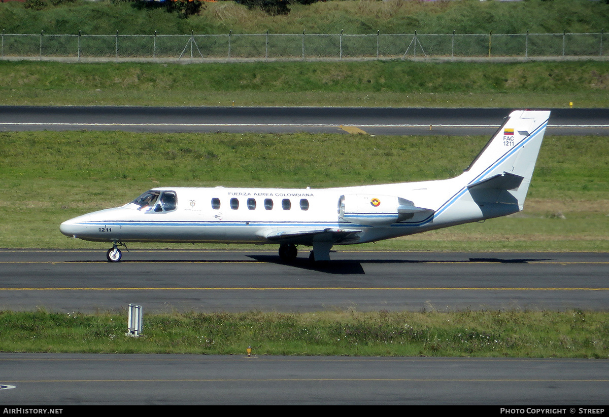 Aircraft Photo of FAC1211 | Cessna 550 Citation II | Colombia - Air Force | AirHistory.net #143841