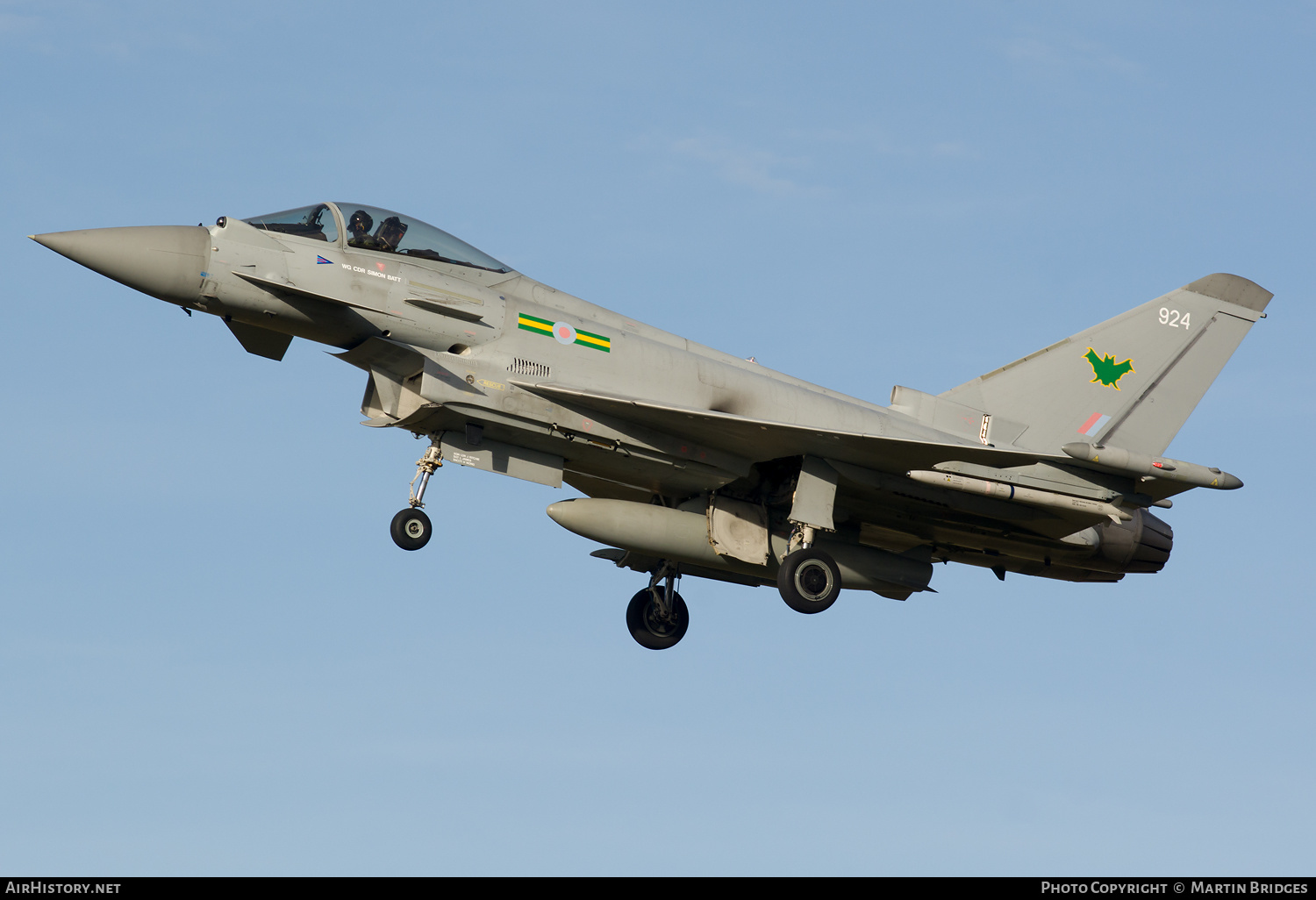 Aircraft Photo of ZJ924 | Eurofighter EF-2000 Typhoon FGR4 | UK - Air Force | AirHistory.net #143852