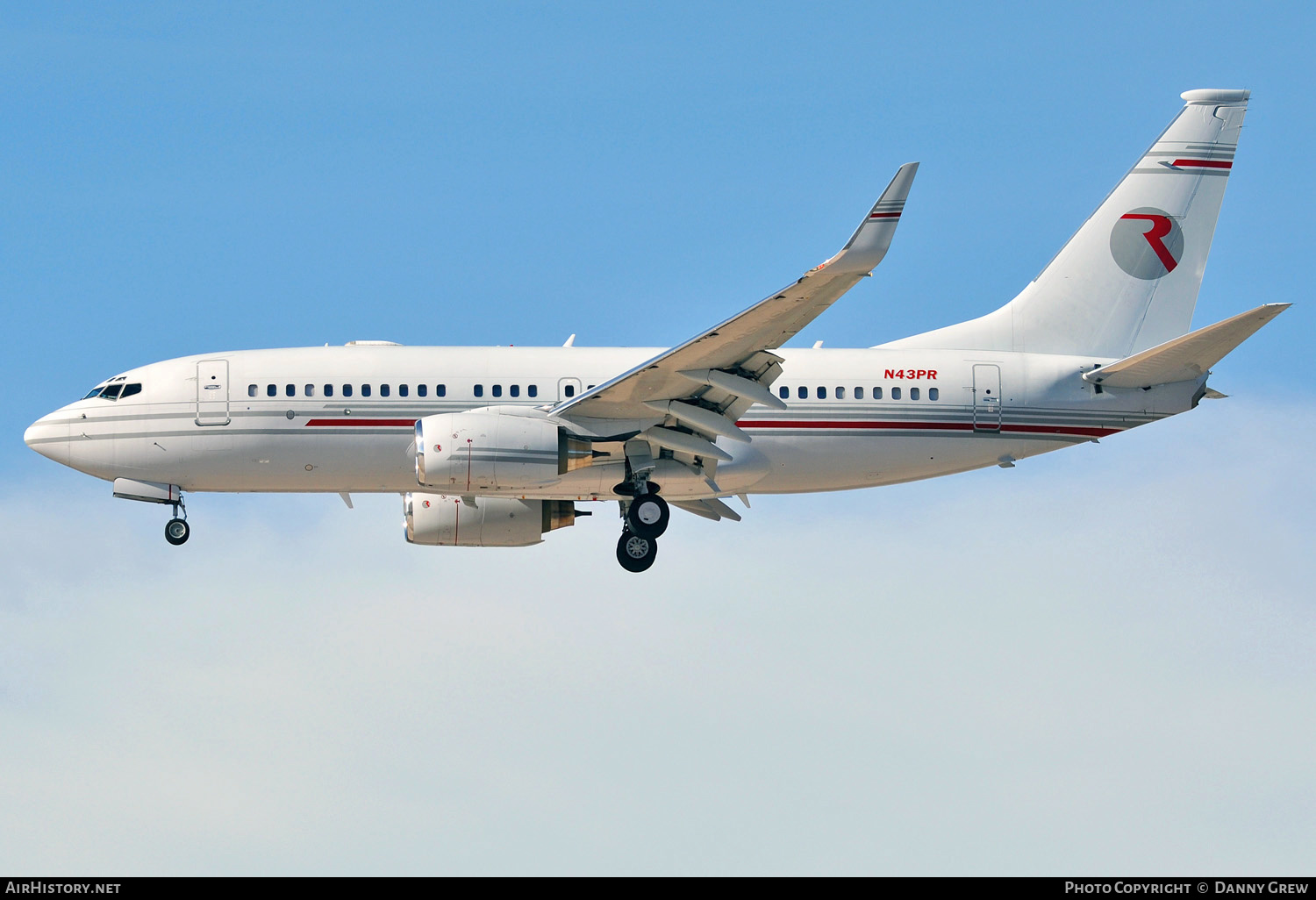 Aircraft Photo of N43PR | Boeing 737-75V BBJ | AirHistory.net #143904