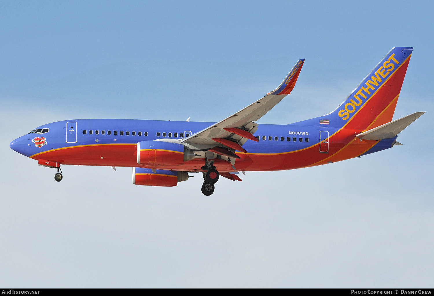 Aircraft Photo of N938WN | Boeing 737-7H4 | Southwest Airlines | AirHistory.net #143915