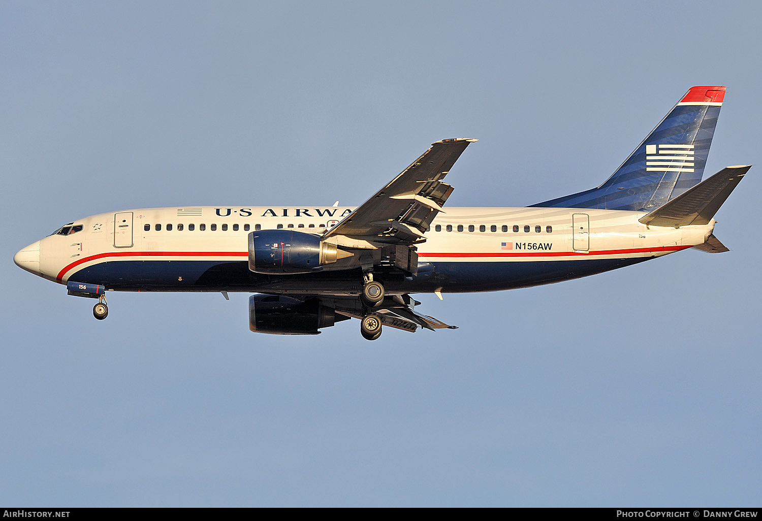 Aircraft Photo of N156AW | Boeing 737-3G7 | US Airways | AirHistory.net #143927