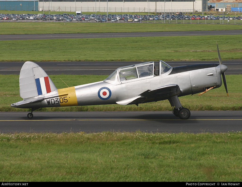 Aircraft Photo of G-ARGG / WD305 | De Havilland DHC-1 Chipmunk Mk22 | UK - Air Force | AirHistory.net #143938