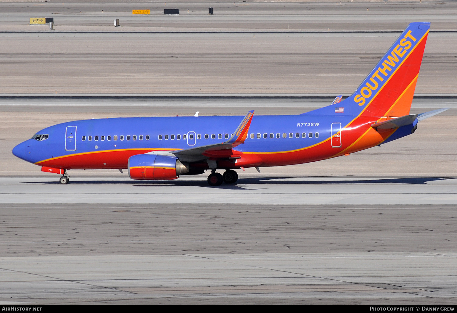 Aircraft Photo of N772SW | Boeing 737-7H4 | Southwest Airlines | AirHistory.net #143944