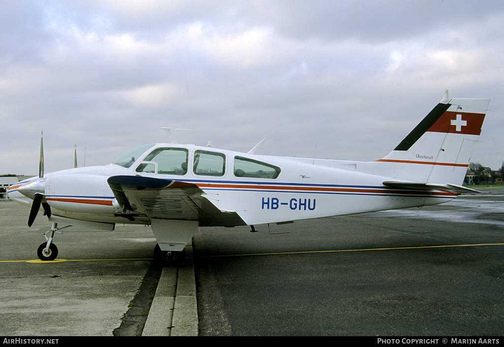 Aircraft Photo of HB-GHU | Beech 95-B55 | AirHistory.net #143964