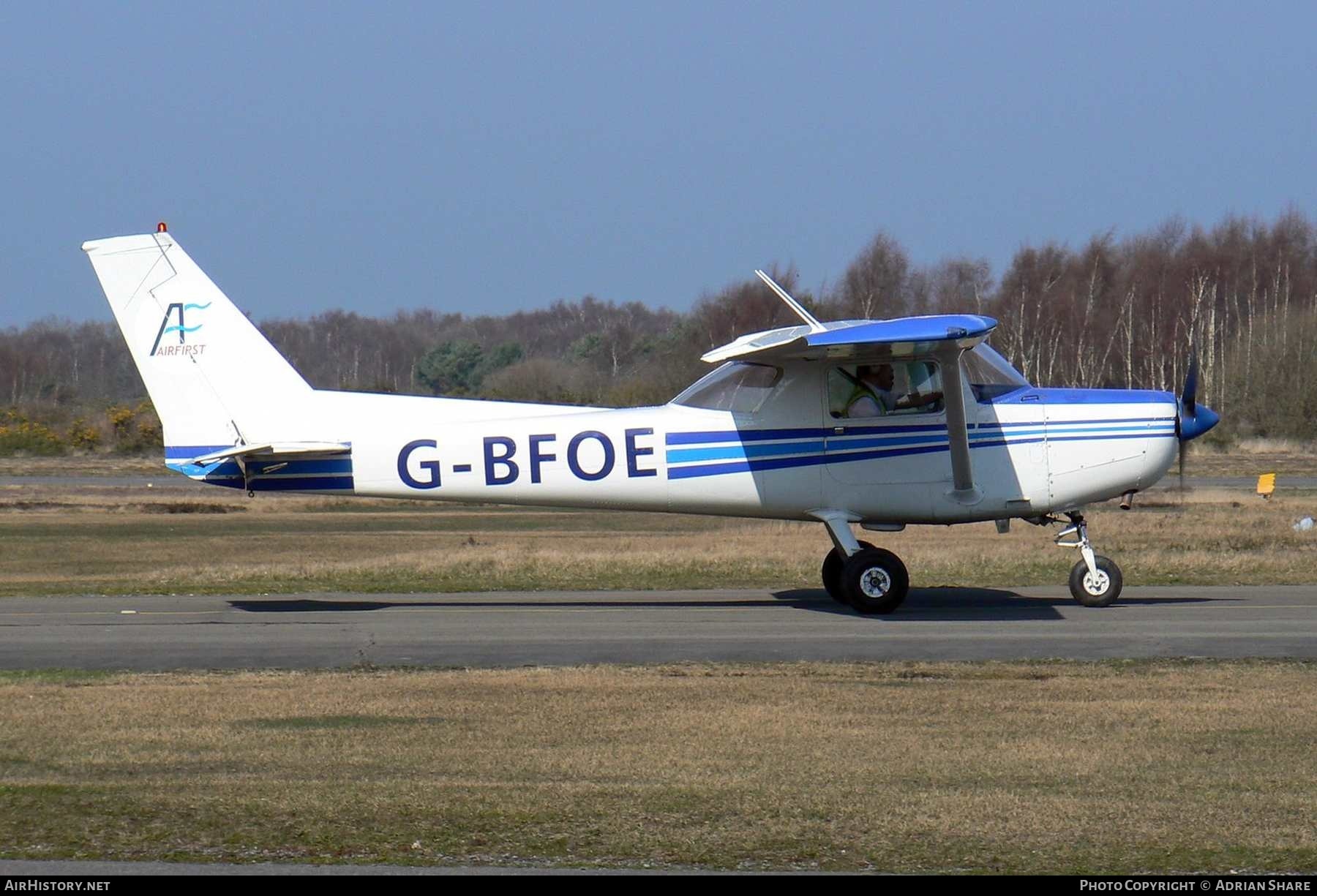 Aircraft Photo of G-BFOE | Reims F152 | Airfirst | AirHistory.net #143967