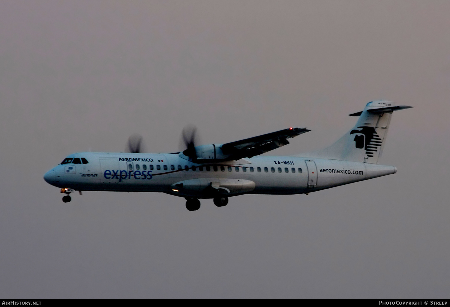 Aircraft Photo of XA-MKH | ATR ATR-72-212 | AeroMéxico Express | AirHistory.net #143975