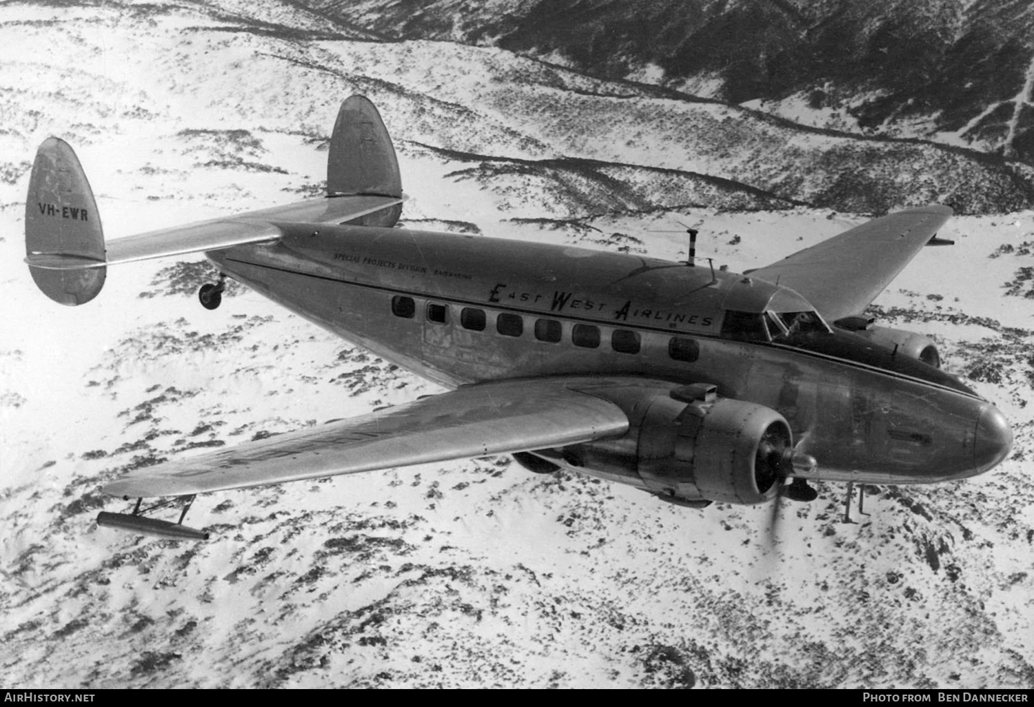 Aircraft Photo of VH-EWR | Lockheed 414 Hudson Mk.IVA | East-West Airlines | AirHistory.net #144000
