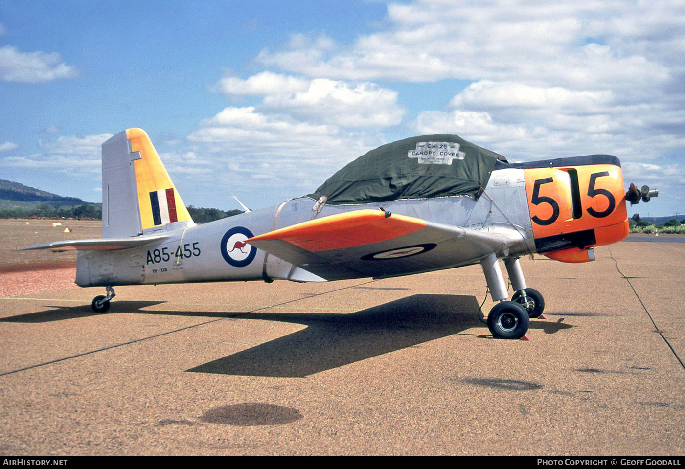 Aircraft Photo of VH-XXD / A85-455 | Commonwealth CA-25 Winjeel | Australia - Air Force | AirHistory.net #144008