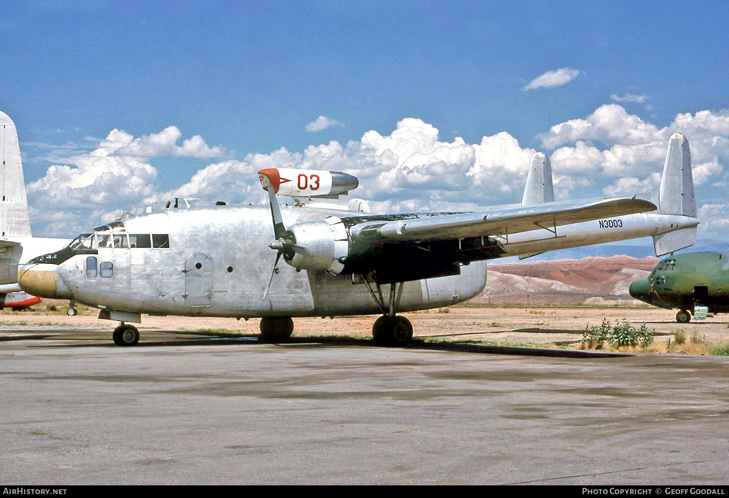 Aircraft Photo of N3003 | Fairchild C-119F Flying Boxcar | AirHistory.net #144009