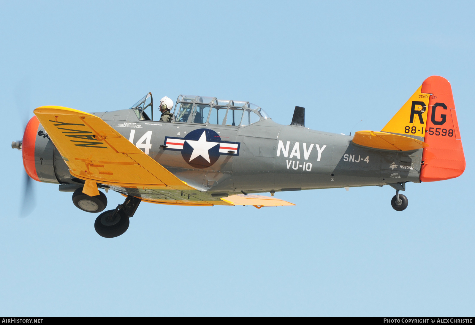 Aircraft Photo of N550SH / 88-15598 | North American AT-6D Texan | USA - Navy | AirHistory.net #144060