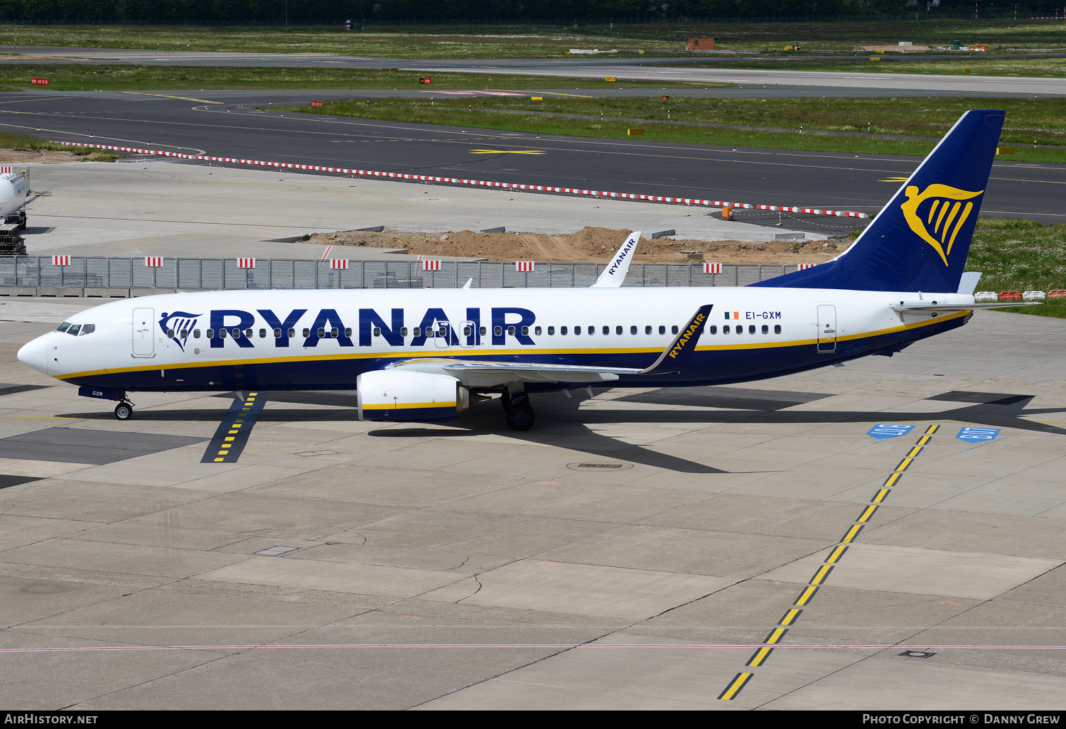 Aircraft Photo of EI-GXM | Boeing 737-800 | Ryanair | AirHistory.net #144061
