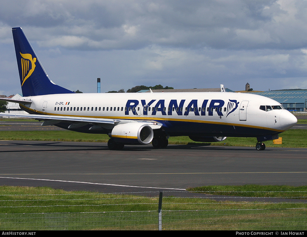 Aircraft Photo of EI-DPL | Boeing 737-8AS | Ryanair | AirHistory.net #144080