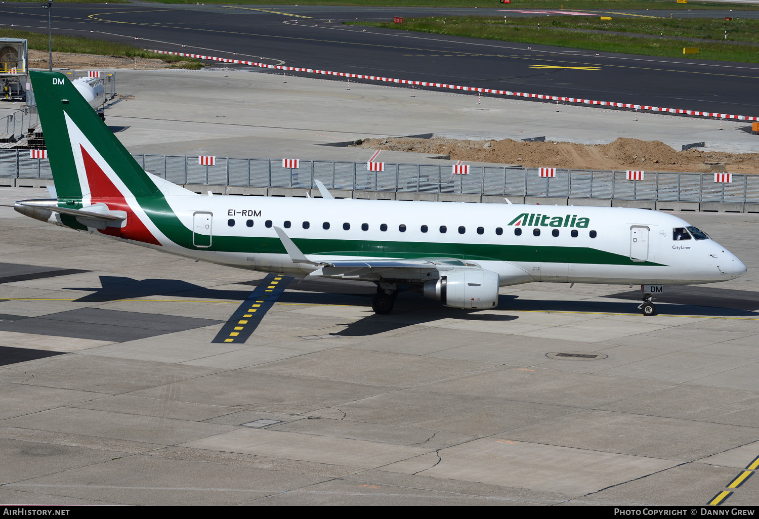 Aircraft Photo of EI-RDM | Embraer 175STD (ERJ-170-200STD) | Alitalia CityLiner | AirHistory.net #144090