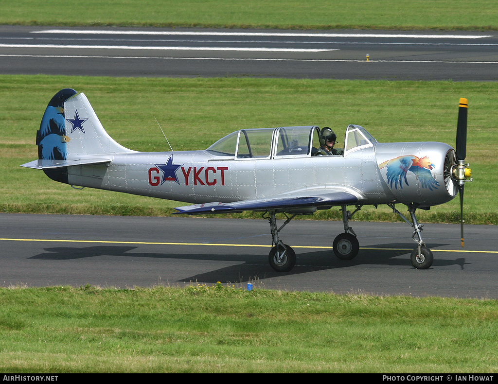 Aircraft Photo of G-YKCT | Yakovlev Yak-52 | AirHistory.net #144105