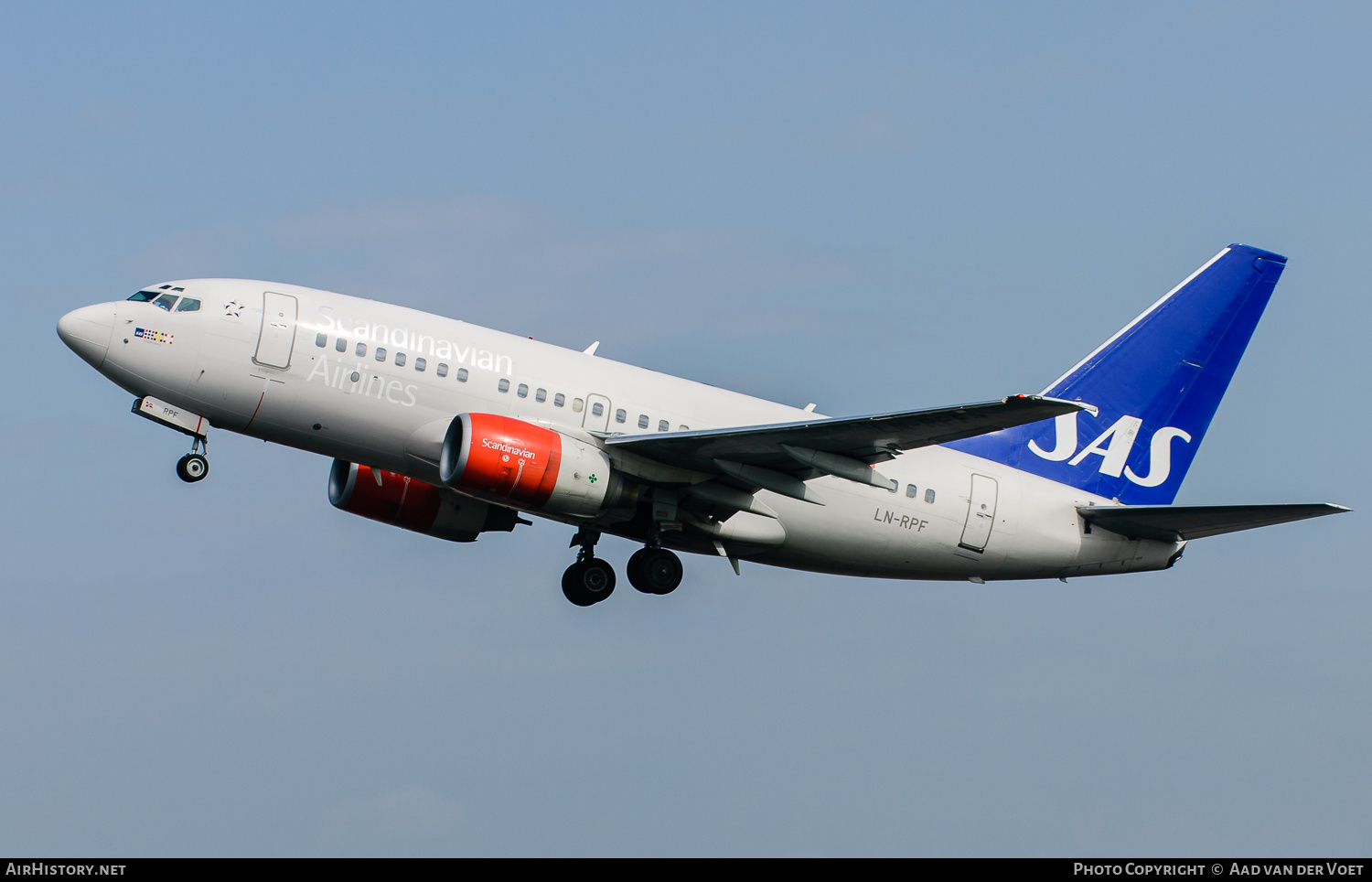 Aircraft Photo of LN-RPF | Boeing 737-683 | Scandinavian Airlines - SAS | AirHistory.net #144108