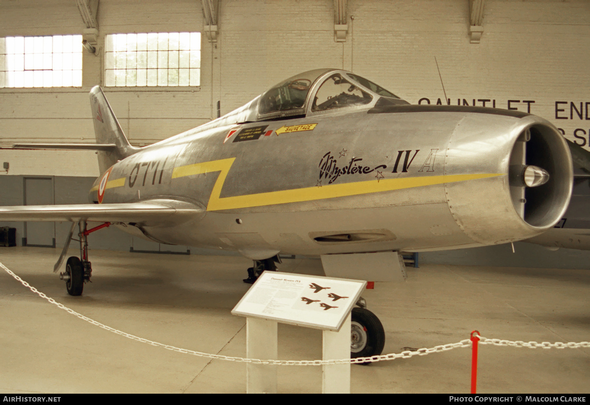 Aircraft Photo of 57 | Dassault MD-454 Mystere IV A | France - Air Force | AirHistory.net #144123