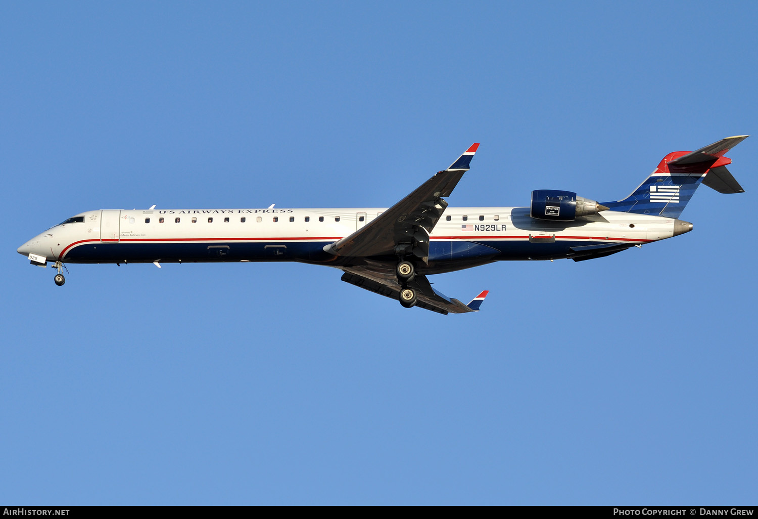 Aircraft Photo of N929LR | Bombardier CRJ-900ER (CL-600-2D24) | US Airways Express | AirHistory.net #144142