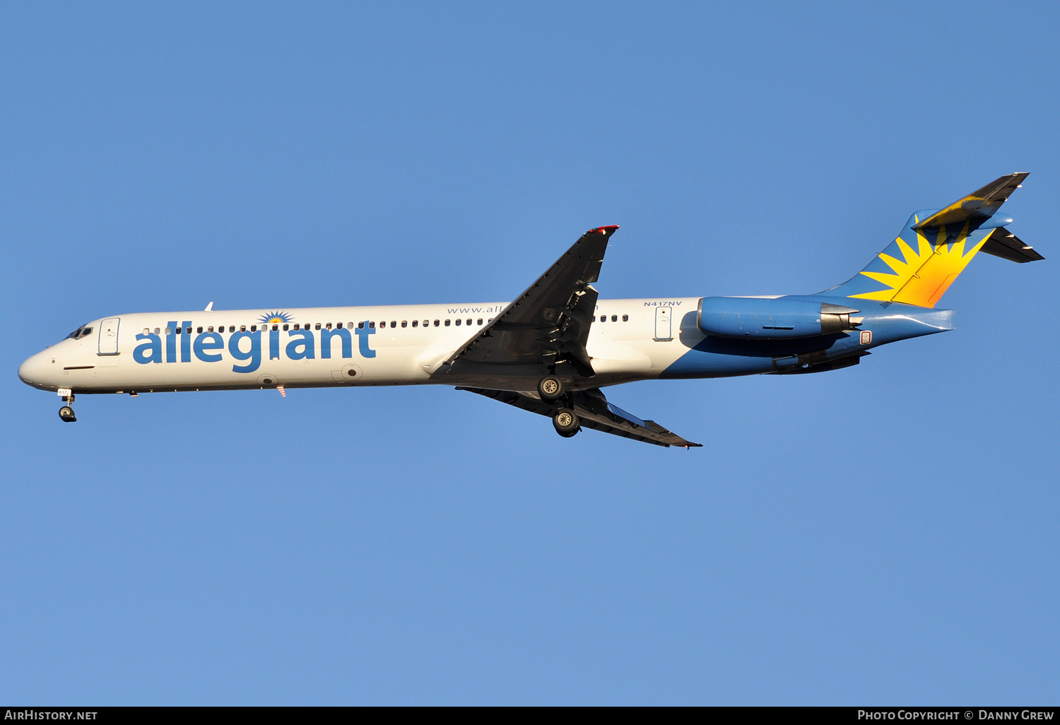 Aircraft Photo of N417NV | McDonnell Douglas MD-83 (DC-9-83) | Allegiant Air | AirHistory.net #144143