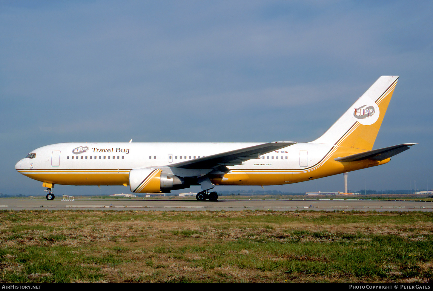 Aircraft Photo of VH-RMA | Boeing 767-284/ER | HPL Travel Bug | AirHistory.net #144148