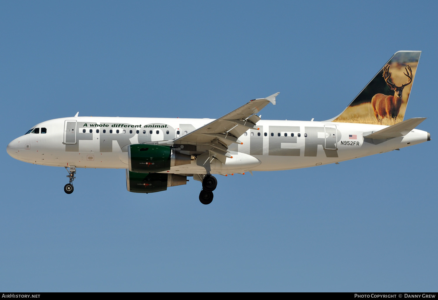 Aircraft Photo of N952FR | Airbus A319-112 | Frontier Airlines | AirHistory.net #144149