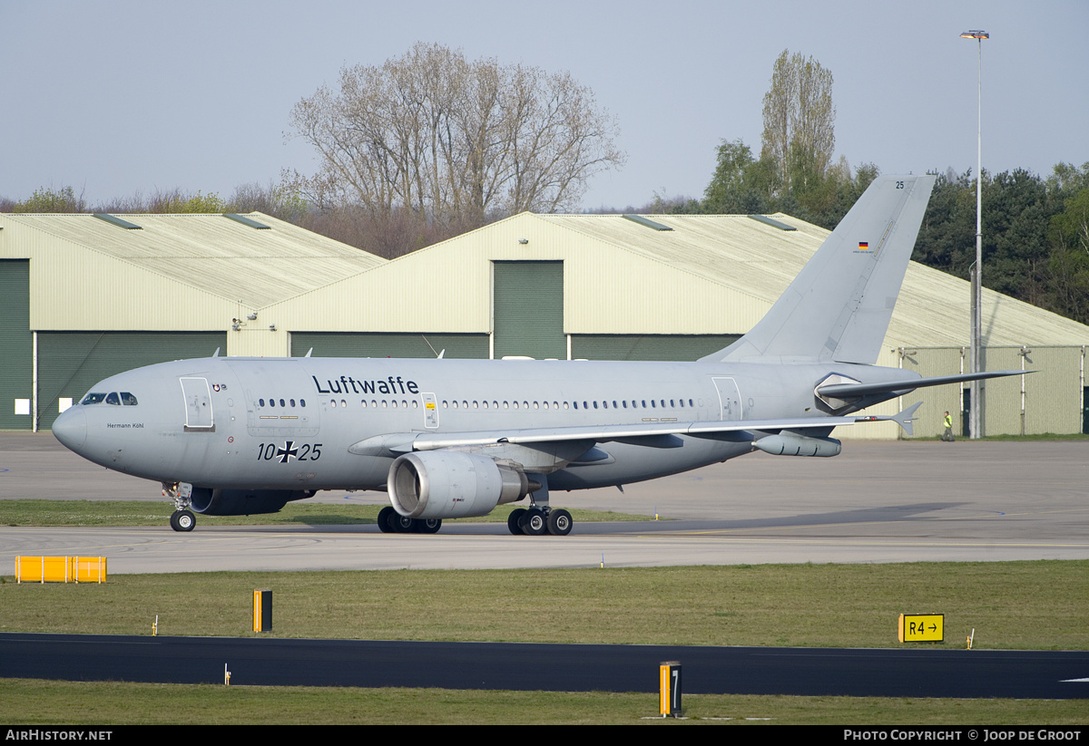 Aircraft Photo of 1025 | Airbus A310-304/MRTT | Germany - Air Force | AirHistory.net #144158