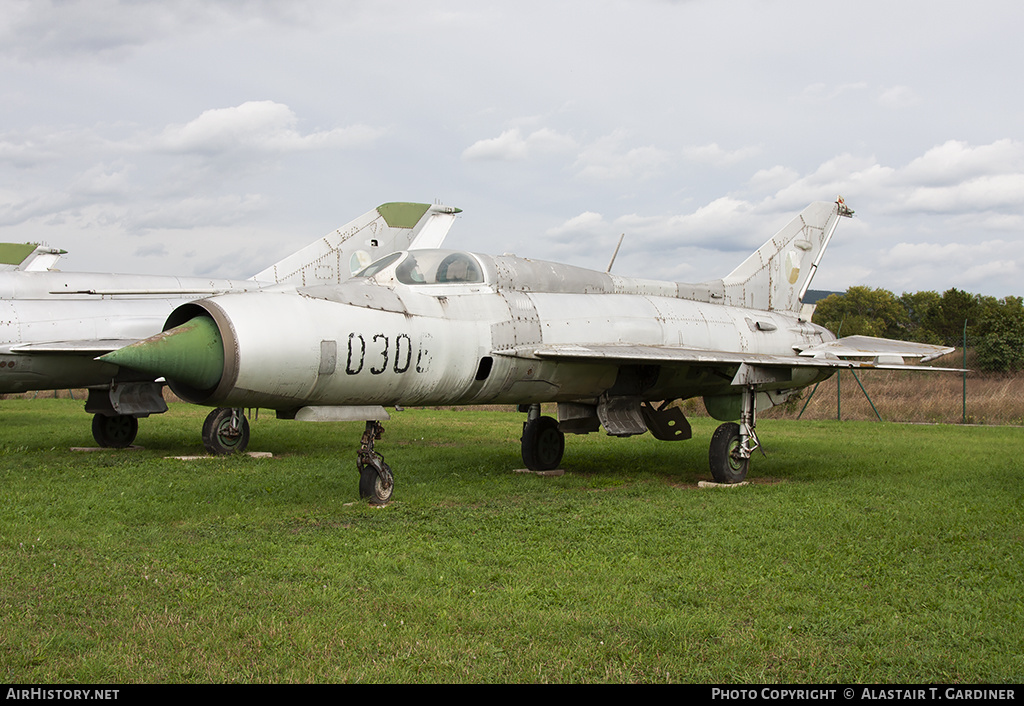 Aircraft Photo of 0306 | Mikoyan-Gurevich MiG-21PF | Czechoslovakia - Air Force | AirHistory.net #144160