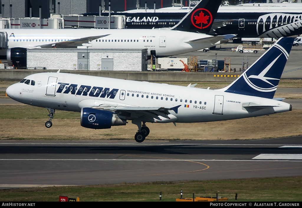 Aircraft Photo of YR-ASC | Airbus A318-111 | TAROM - Transporturile Aeriene Române | AirHistory.net #144166