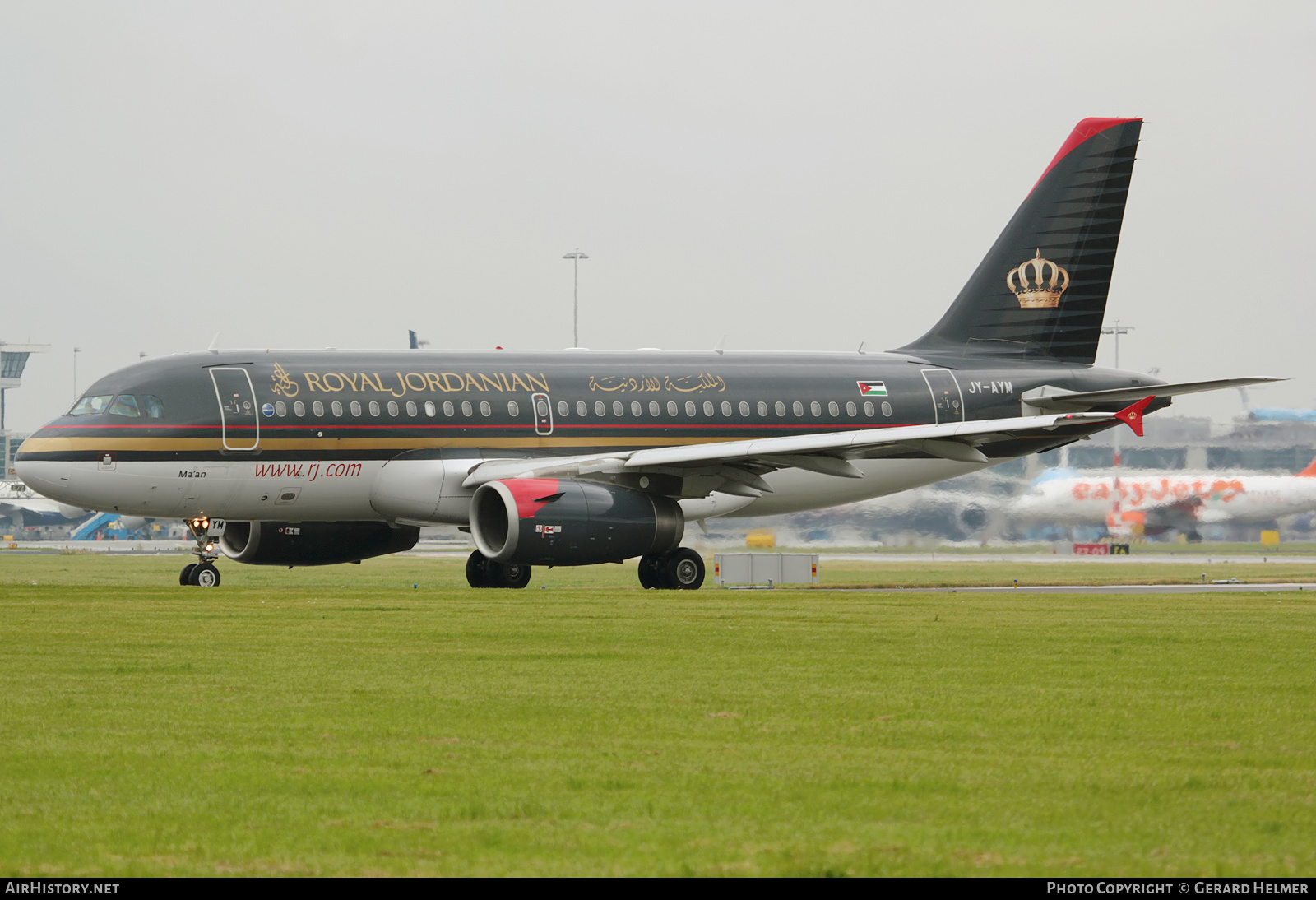 Aircraft Photo of JY-AYM | Airbus A319-132 | Royal Jordanian Airlines | AirHistory.net #144174