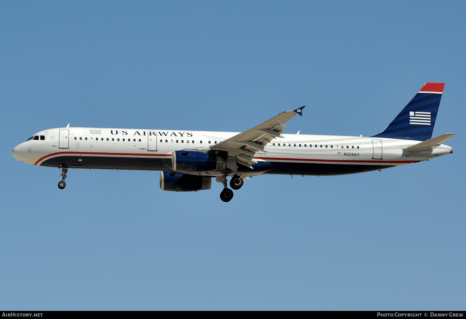 Aircraft Photo of N509AY | Airbus A321-231 | US Airways | AirHistory.net #144178