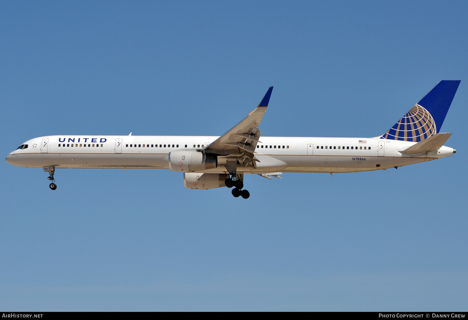 Aircraft Photo of N78866 | Boeing 757-33N | United Airlines | AirHistory.net #144181