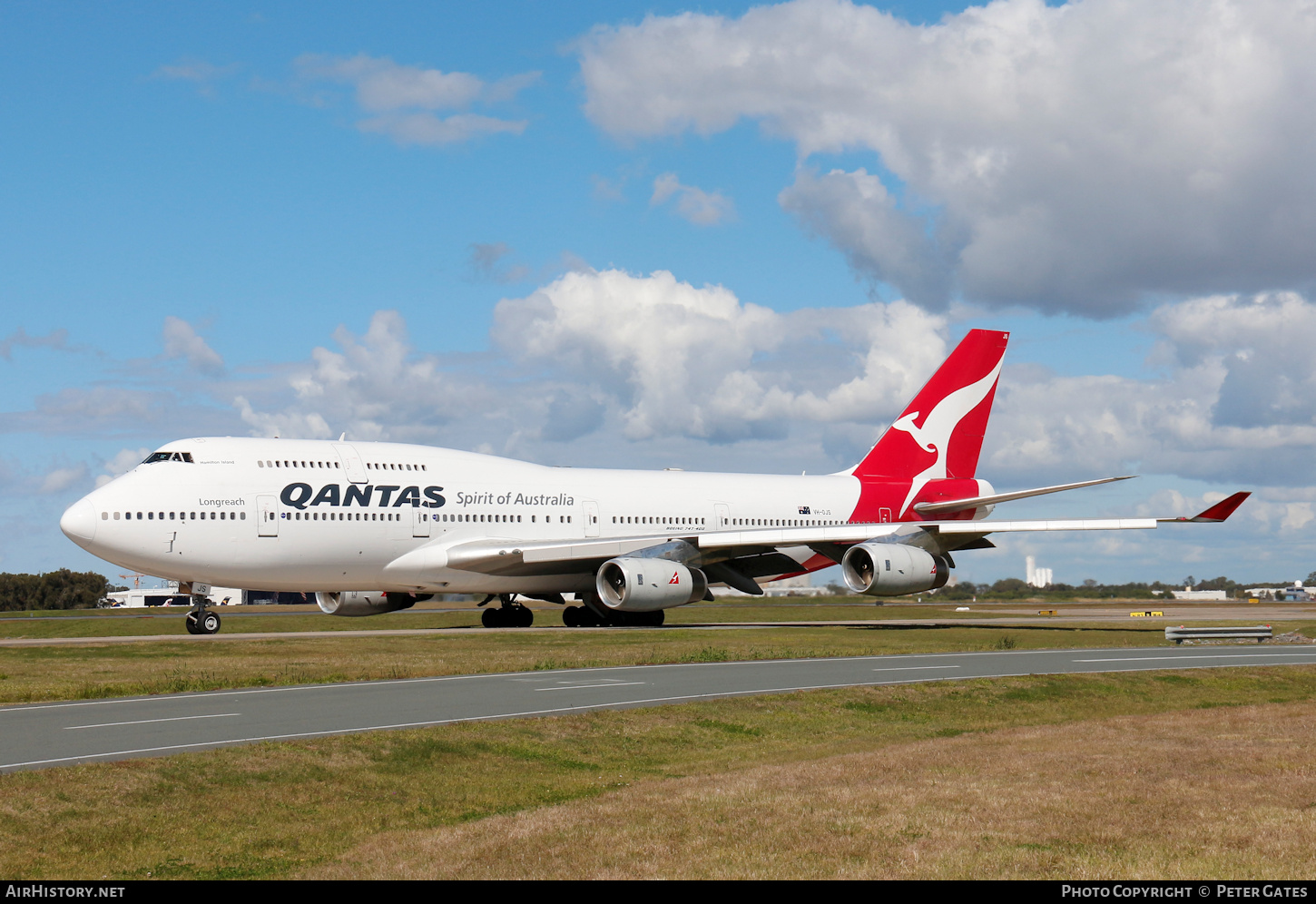 Aircraft Photo of VH-OJS | Boeing 747-438 | Qantas | AirHistory.net #144182