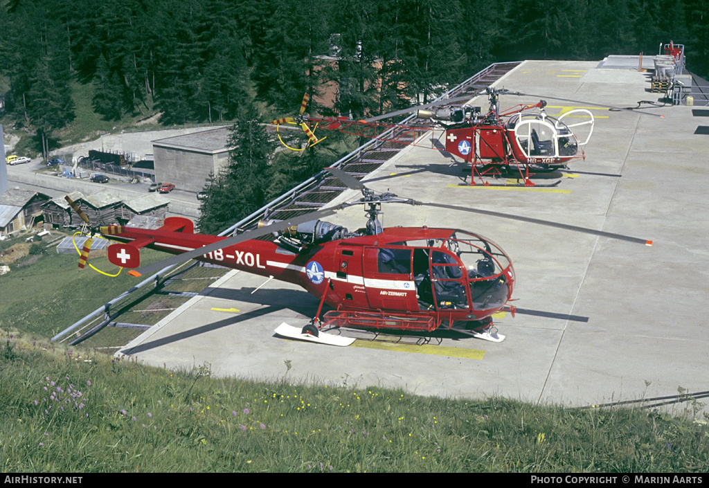 Aircraft Photo of HB-XOL | Aerospatiale SA-319B Alouette III | Air Zermatt | AirHistory.net #144192