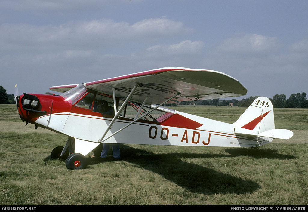 Aircraft Photo of OO-ADJ | Piper J-3C-65 Cub | DAS - Devleminck Air Service | AirHistory.net #144198