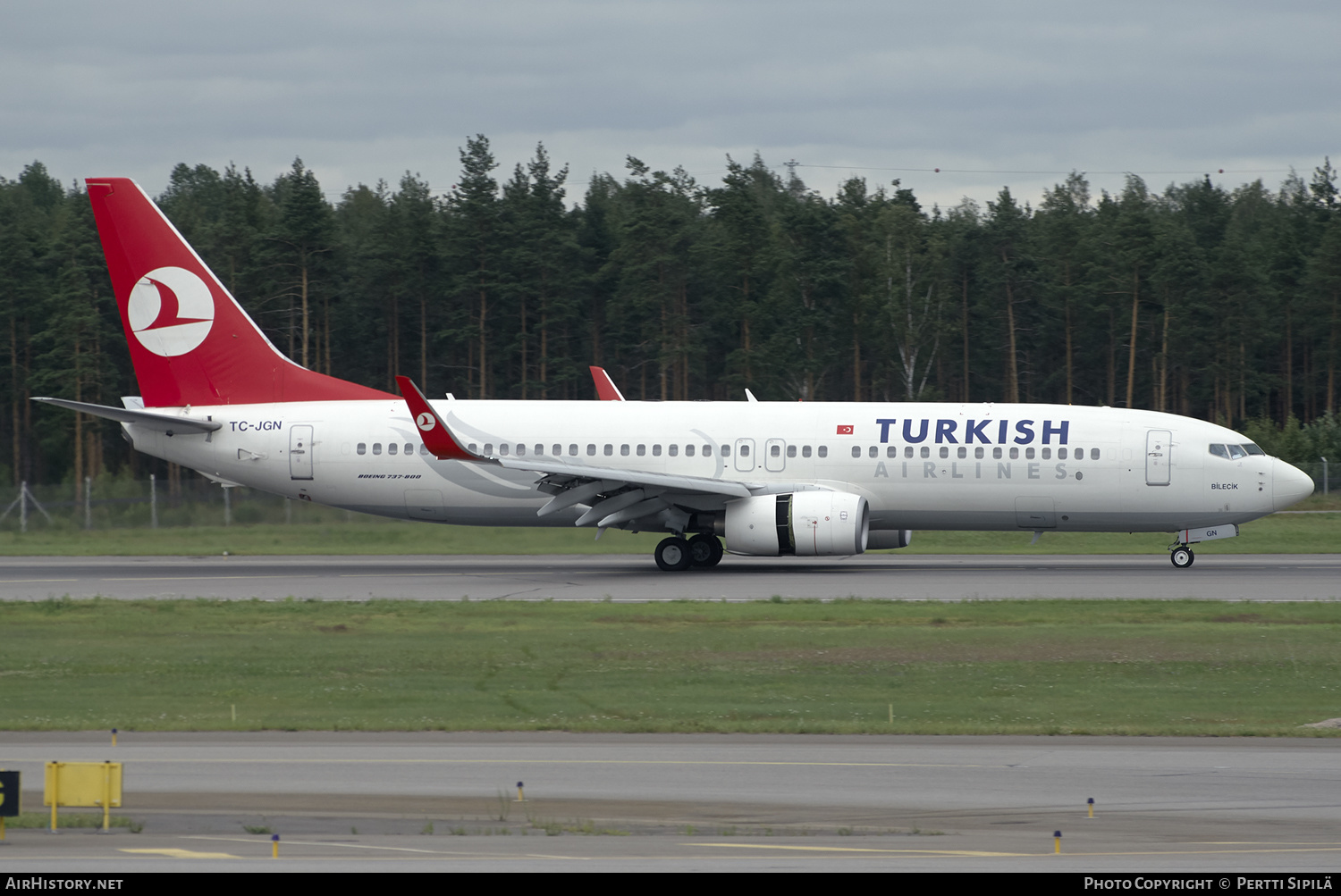 Aircraft Photo of TC-JGN | Boeing 737-8F2 | Turkish Airlines | AirHistory.net #144202