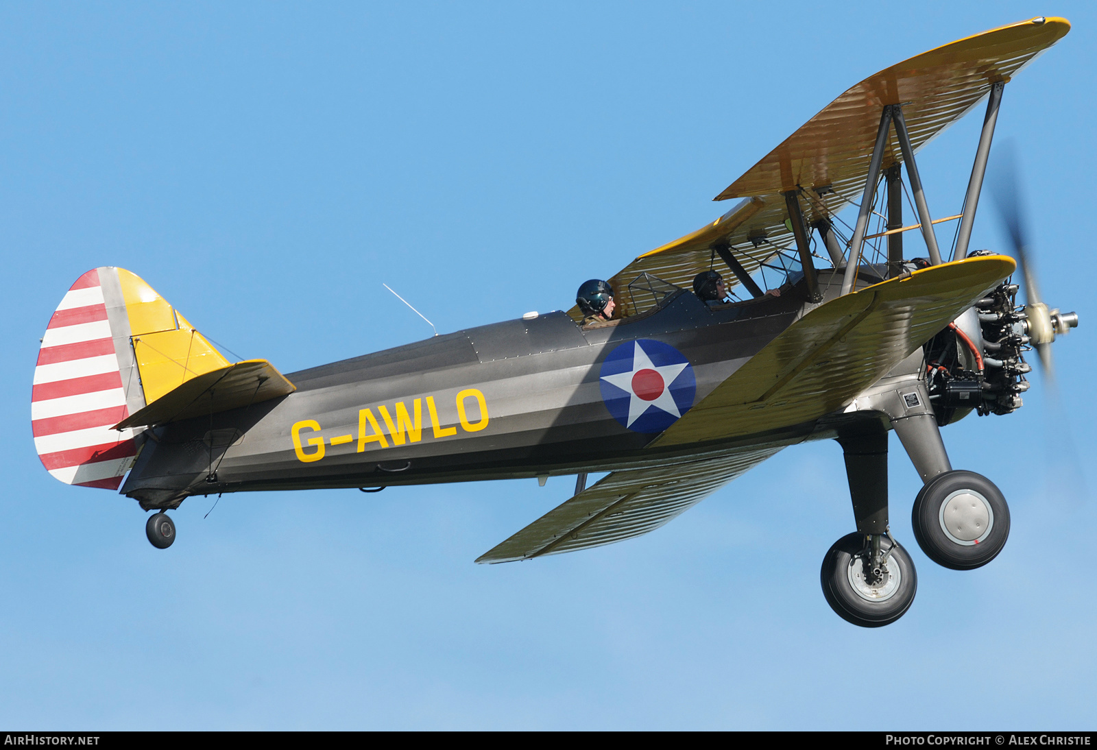 Aircraft Photo of G-AWLO | Boeing PT-13D Kaydet (E75) | USA - Air Force | AirHistory.net #144208