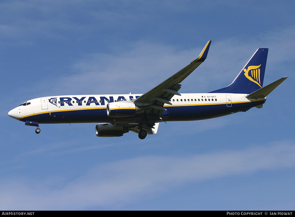 Aircraft Photo of EI-DCT | Boeing 737-8AS | Ryanair | AirHistory.net #144212