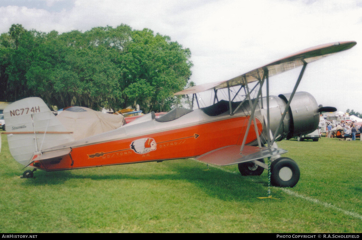 Aircraft Photo of N774H / NC774H | Stearman 4-DM Junior Speedmail | Western Air Express | AirHistory.net #144227