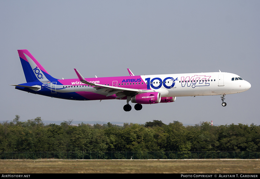 Aircraft Photo of HA-LTD | Airbus A321-231 | Wizz Air | AirHistory.net #144233