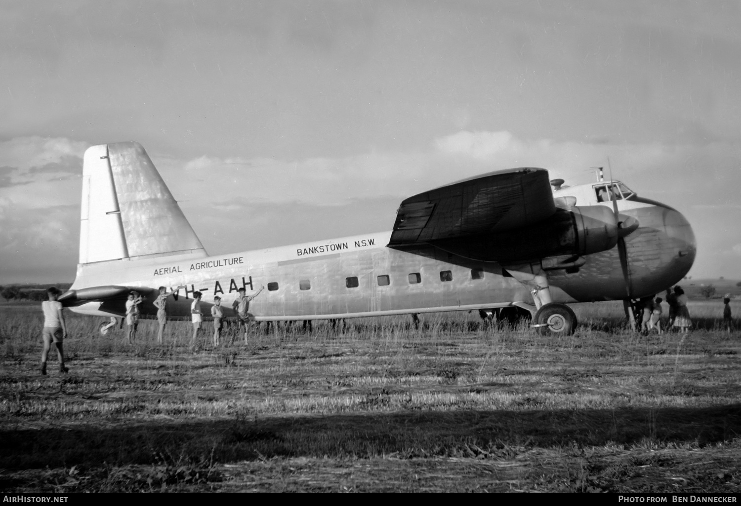 Aircraft Photo of VH-AAH | Bristol 170 Freighter Mk21(Ag) | Aerial Agriculture | AirHistory.net #144256