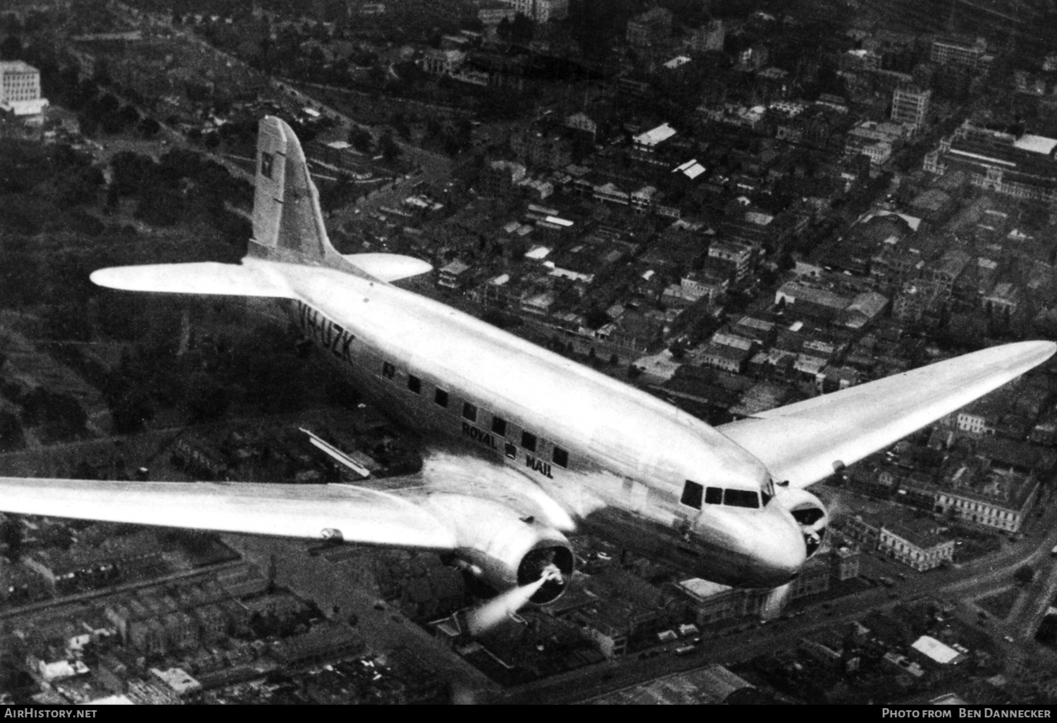 Aircraft Photo of VH-UZK | Douglas DC-3-232 | Australian National Airways - ANA | AirHistory.net #144276