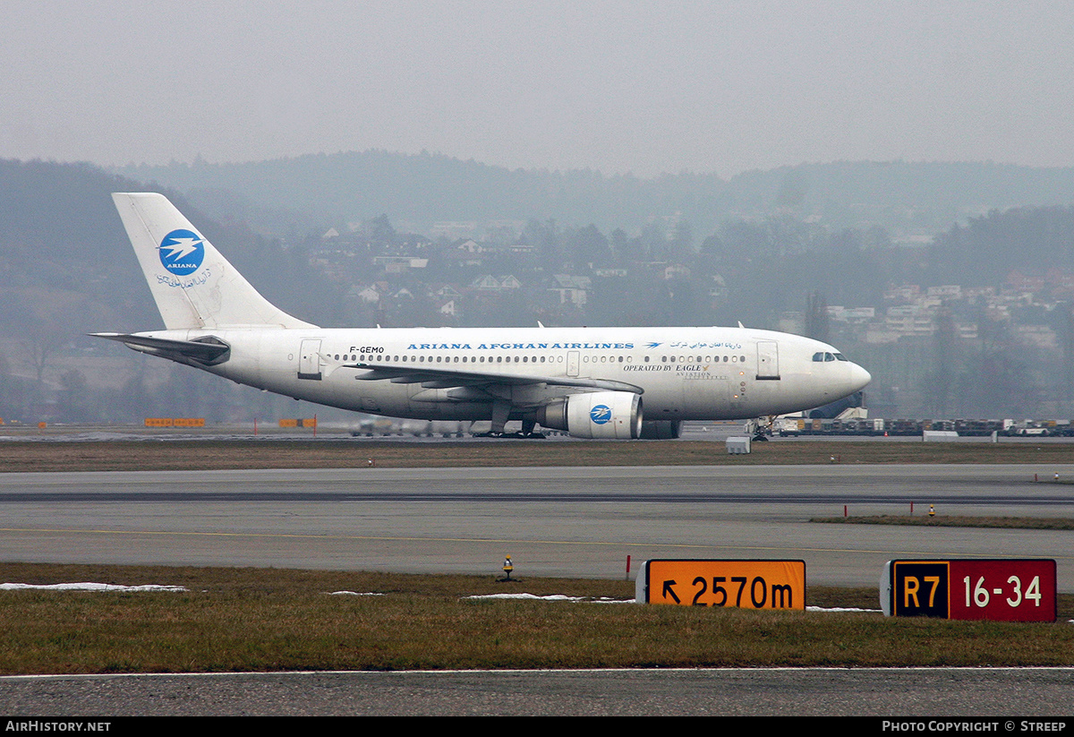 Aircraft Photo of F-GEMO | Airbus A310-304 | Ariana Afghan Airlines | AirHistory.net #144280