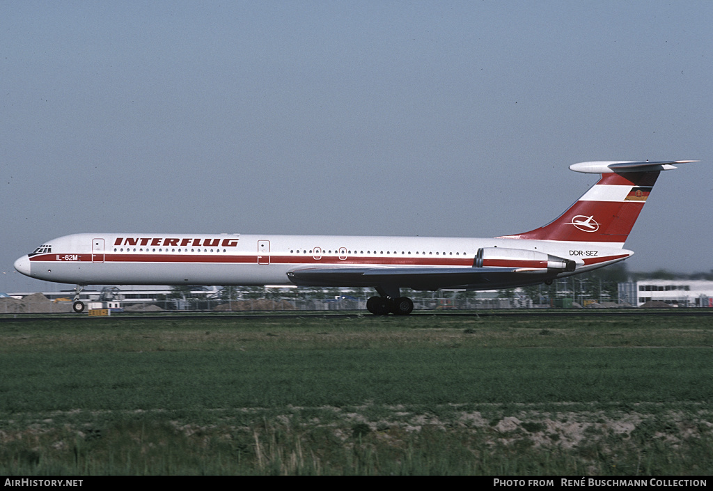 Aircraft Photo of DDR-SEZ | Ilyushin Il-62M | Interflug | AirHistory.net #144284