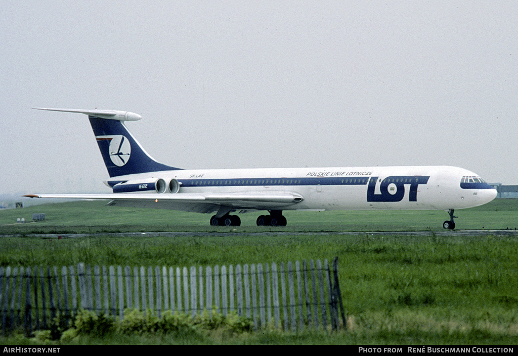 Aircraft Photo of SP-LAE | Ilyushin Il-62 | LOT Polish Airlines - Polskie Linie Lotnicze | AirHistory.net #144295