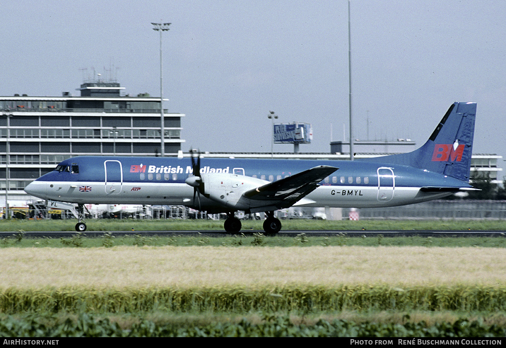 Aircraft Photo of G-BMYL | British Aerospace ATP | British Midland Airways - BMA | AirHistory.net #144297