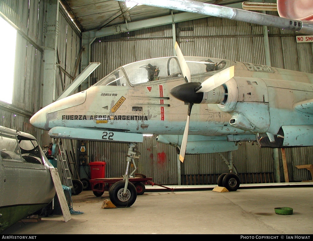 Aircraft Photo of A-522 | FMA IA-58A Pucara | Argentina - Air Force | AirHistory.net #144301