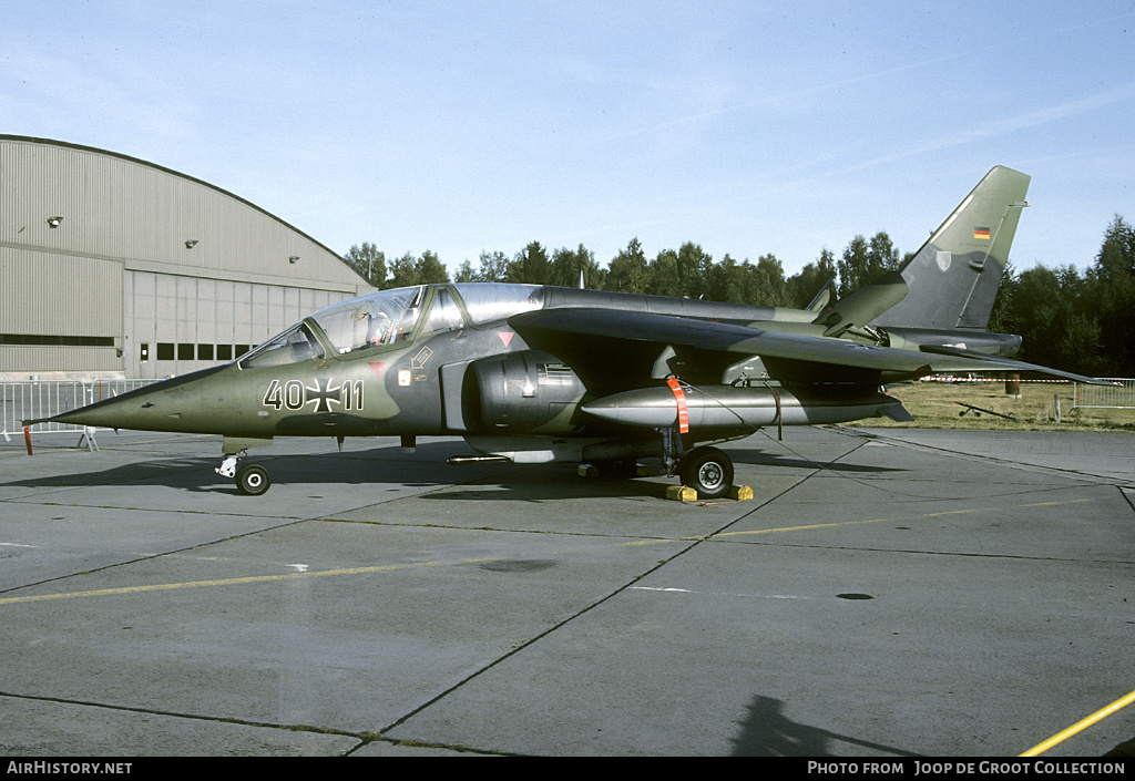 Aircraft Photo of 4011 | Dassault-Dornier Alpha Jet | Germany - Air Force | AirHistory.net #144319