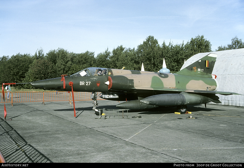 Aircraft Photo of BR-27 | Dassault Mirage 5BR | Belgium - Air Force | AirHistory.net #144320